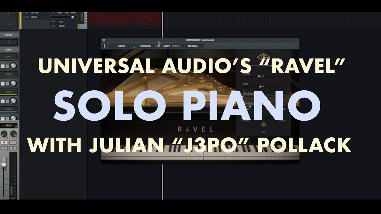 Piano ballad vibes with Universal Audio's Ravel