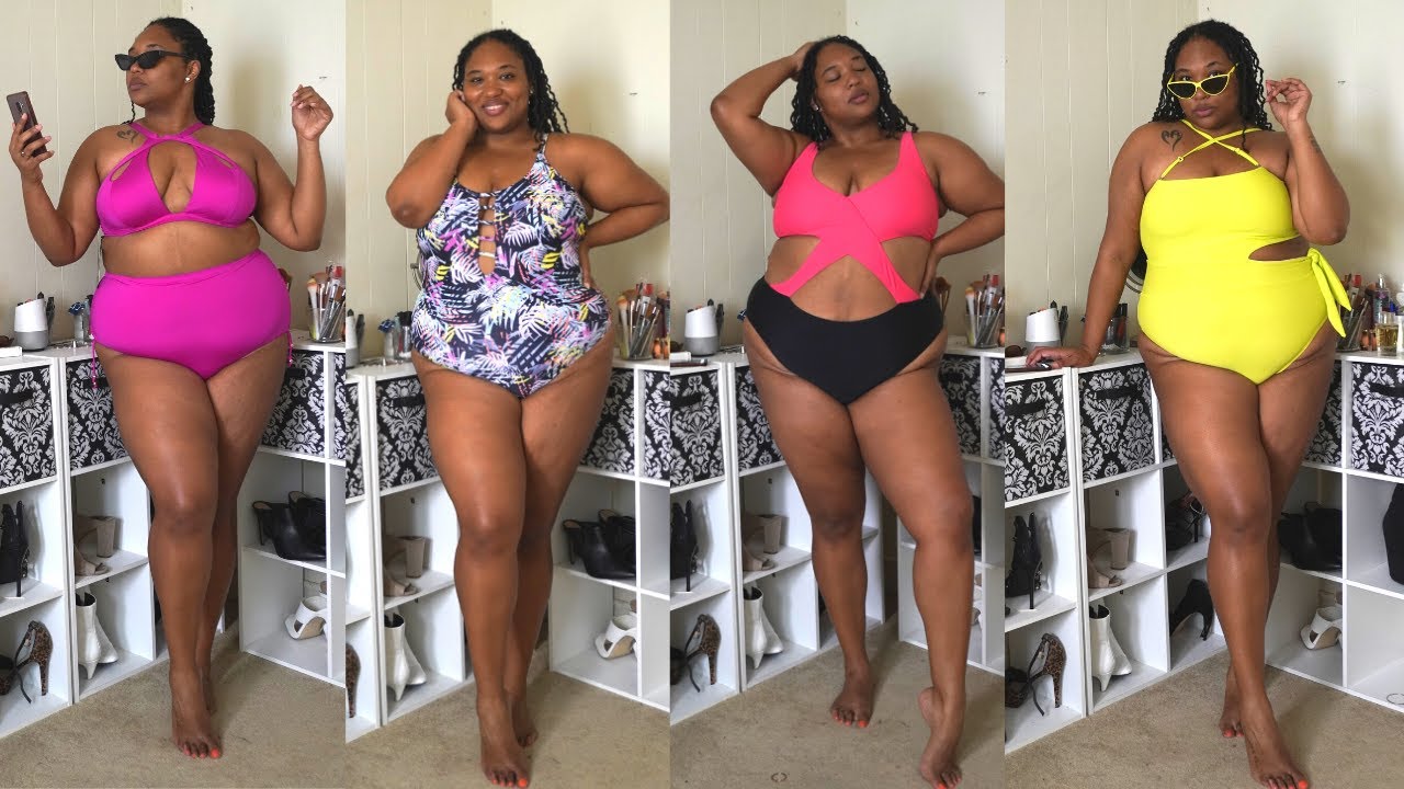 PLUS SIZE BATHING SUIT TRY ON & HAUL!!!! FTF, Ashley Stewart, Eloquii, City Chic