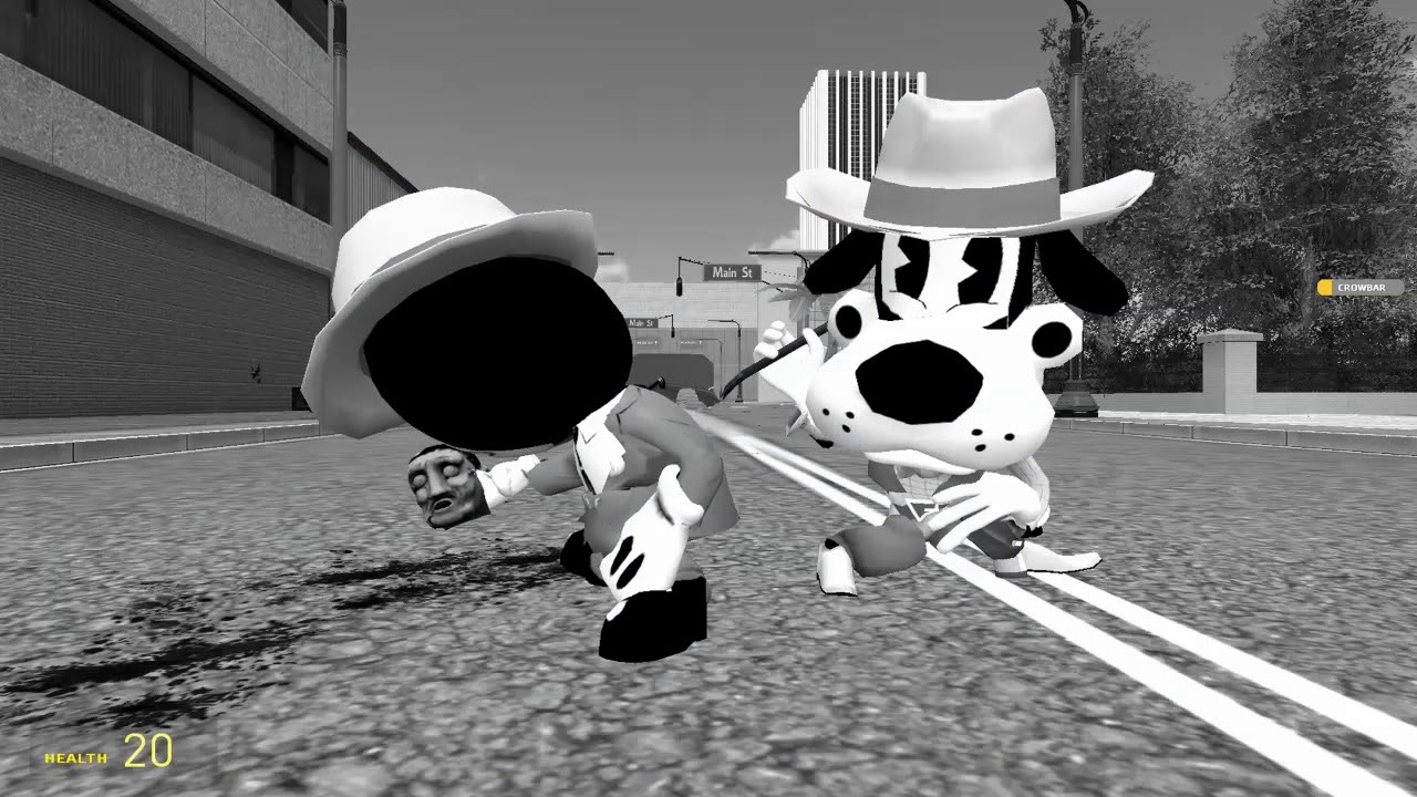 Bendy Nightmare Run GMOD Crazy Taxi