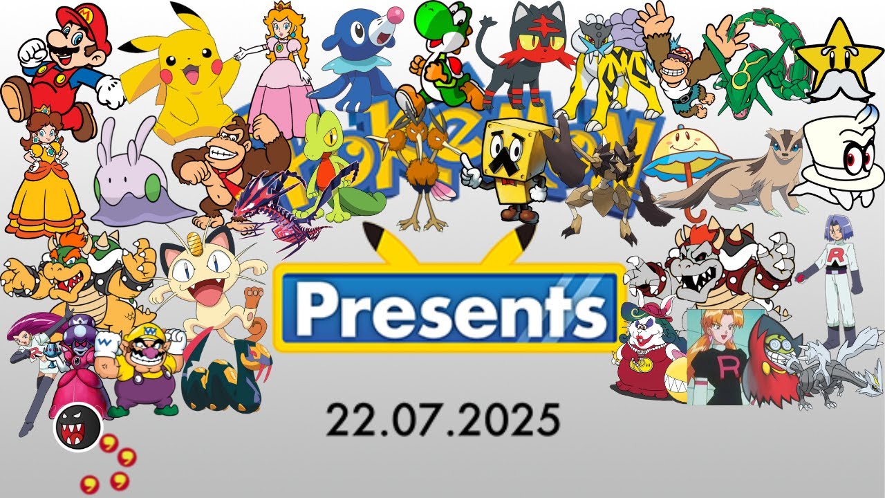 Characters Watch Party: Pokemon Presents 7  22  2025