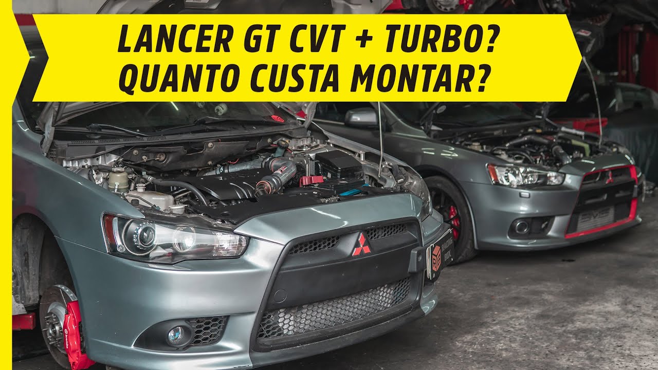 LANCER CVT AGUENTA PREPARAÇÃO TURBO? COMO AUMENTAR A POTÊNCIA DE SEU MITSUBISHI EVOLUTION X OU GT!