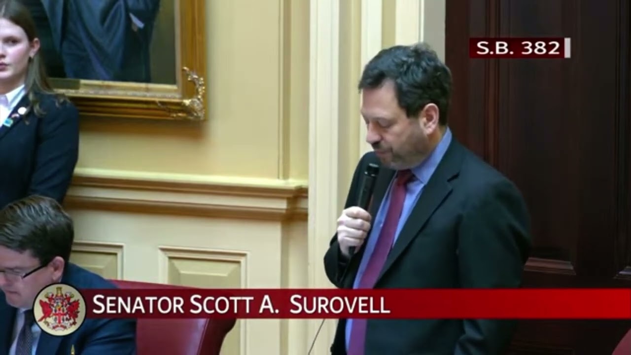 Senator Scott Surovell Speaks in Support of His Smart Solar Bill (SB382)