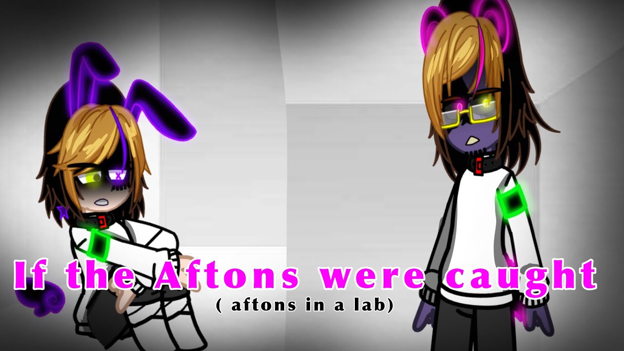 If the Aftons were Caught (Aftons in a lab) || not old but outdated for my au||•green olive•