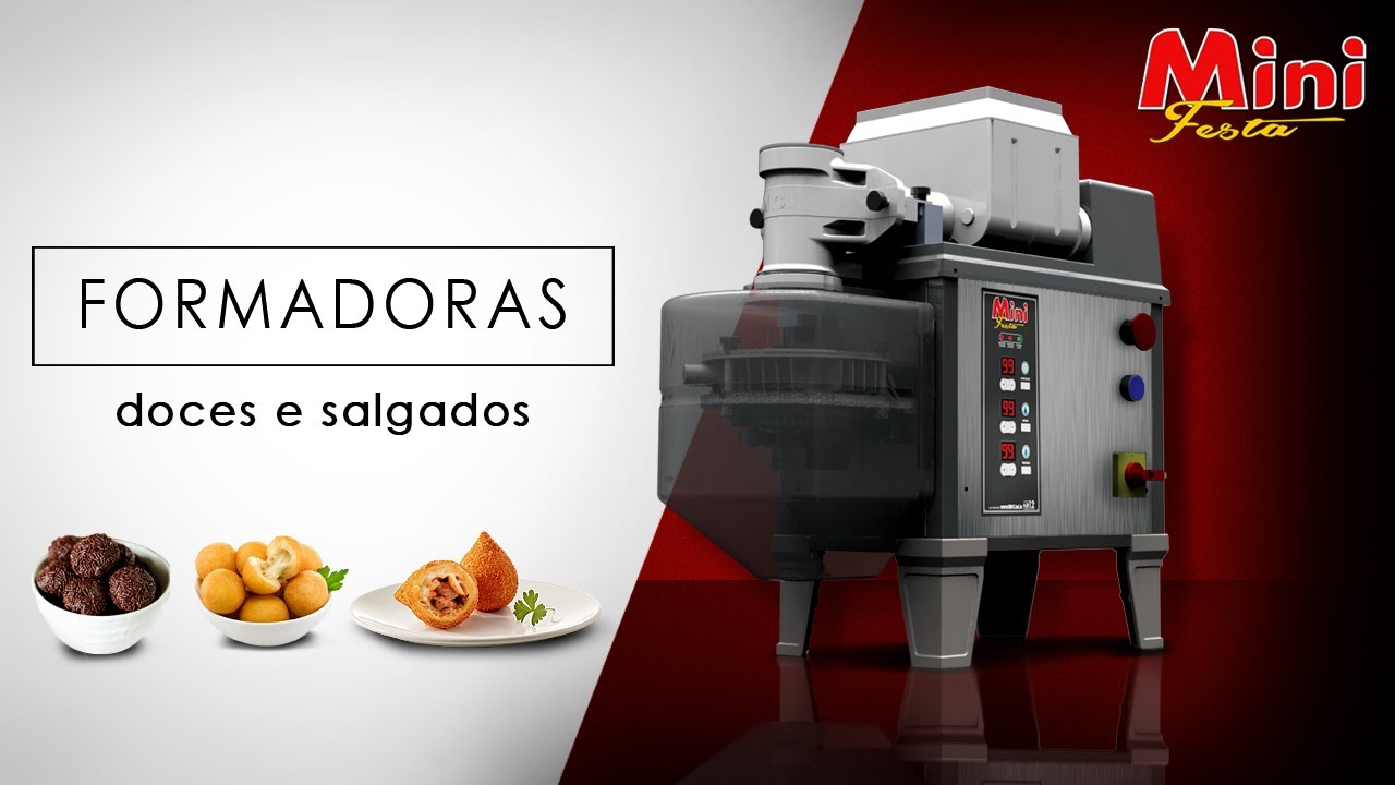 Formadora e Recheadora de Doces e Salgados | Mini Festa | Máquinas MCI