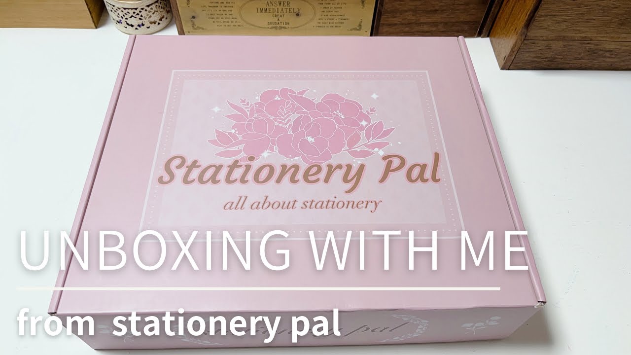 【開封動画】unboxing with me | stationery palからのお届けもの | ASMR