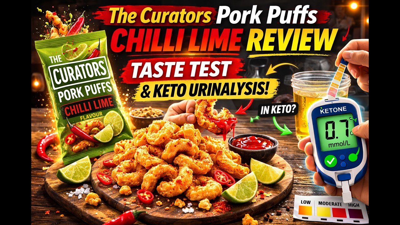 The Curators Pork Puffs Chilli Lime Review – Taste Test & Keto Urinalysis