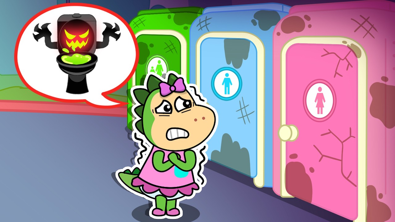 La Espeluznante Aventura de Sparkle en el Baño Portátil 😰 Historia Divertida 🚽 Fire Spike