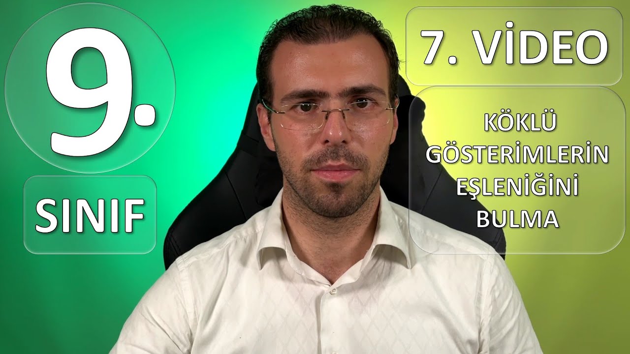 7. Köklü Gösterimlerin Eşleniğini Bulma