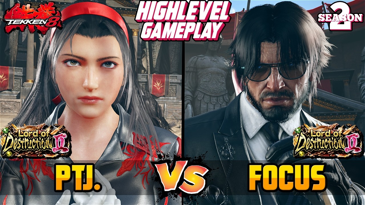 T8 – PTJ (Jun Kazama) vs FOCUS (Victor) – Tekken 8 High Level Gameplay