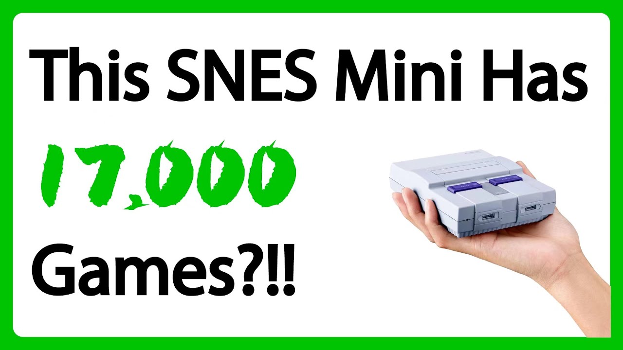 Unboxing & Quick Intro of Sonicon Preloaded SNES Classic Edition Mini Retro Console