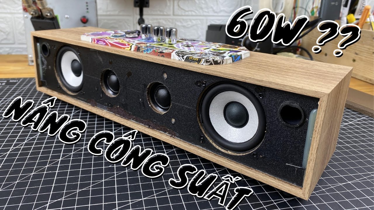 Độ Loa XM-520 Lên 60w Âm Bass Cực Tốt Với Củ Loa LG + Mạch ZK-302T | Tập Làm Loa
