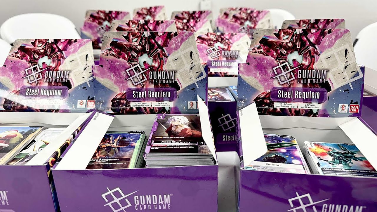 Gundam Card Game | GD03 Steel Requiem English Version | Case Opening!!