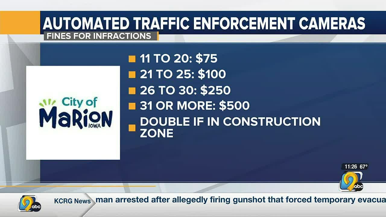End nears for 30 day warning period for Marion's automated traffic enforcement cameras