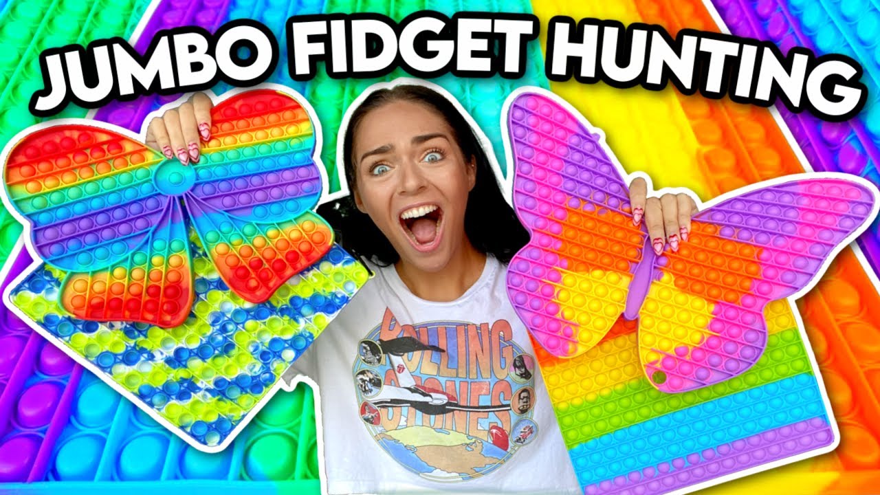 JUMBO POP TO TYLKO 🌈 Wyzwanie zakupowe Fidget!🌈