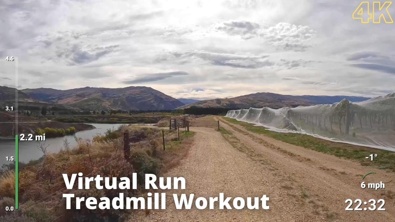 Bannockburn Vineyard Virtual Run | Virtual Running Videos Treadmill Workout Scenery