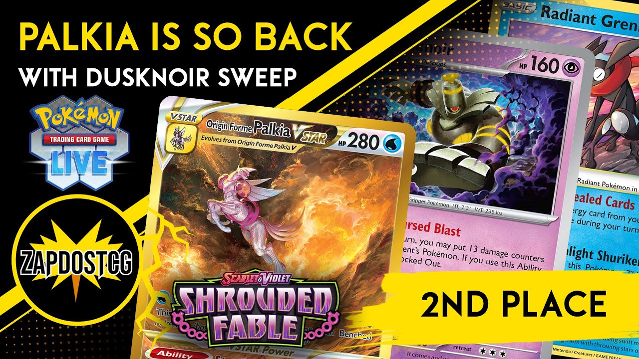 2nd Place Palkia VSTAR Deck With Dusknoir Is INSANE and BOARD WIPES (Pokemon TCG)