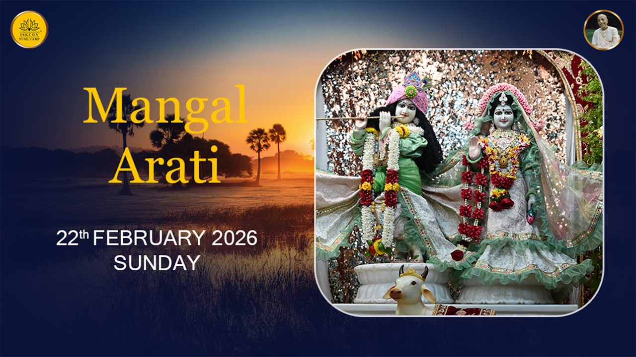 Mangal Arati 22 Feb 2026 @ISKCONCAMPPUNE