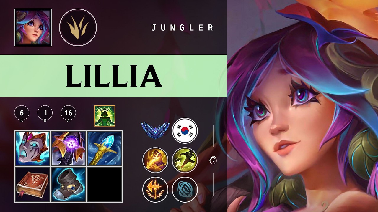 Lillia Jungle vs Ambessa - KR Diamond Patch 26.03