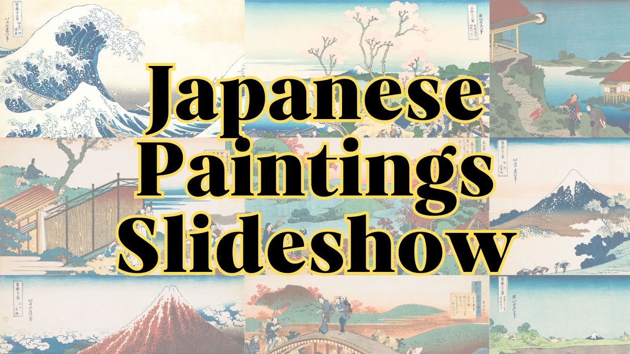 Hokusai Art Slideshow | Vintage Japanese Art Screensaver for Frame TV