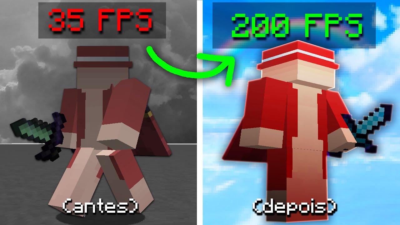 Como AUMENTAR Seu FPS no Minecraft (PC FRACO 2023)