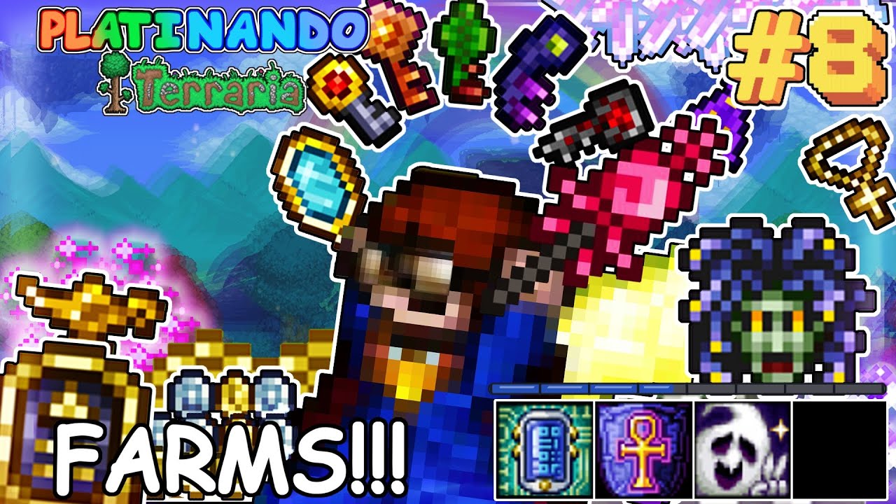 Consegui o Cajado da Discórdia e TODAS Chaves da DUNGEON!!! | Platinando Terraria #8