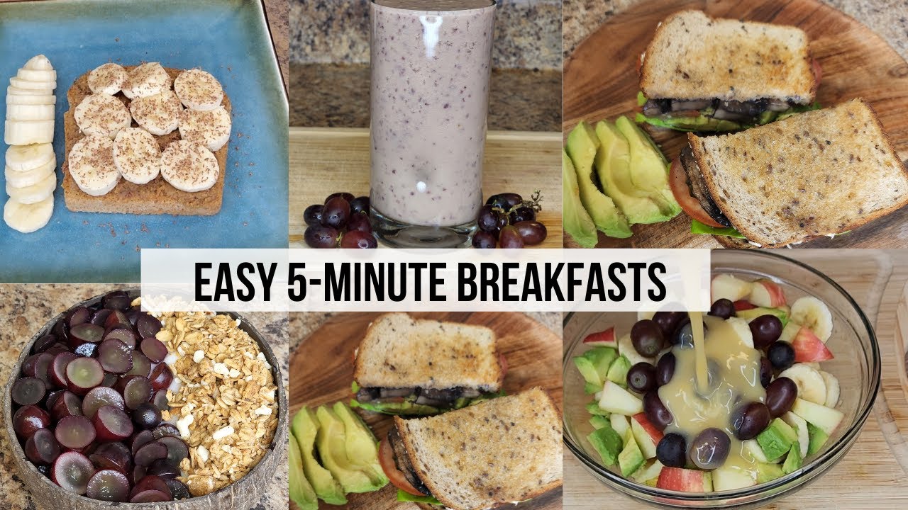 EASY 5-Minute Breakfast Ideas (Plant-based) That Heal Fibroids & Acne