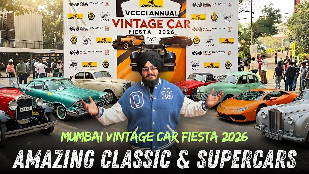 Mumbai Vintage Car Show 2026 | 1000+ Classic & Antique Cars | Mumbai Auto Show
