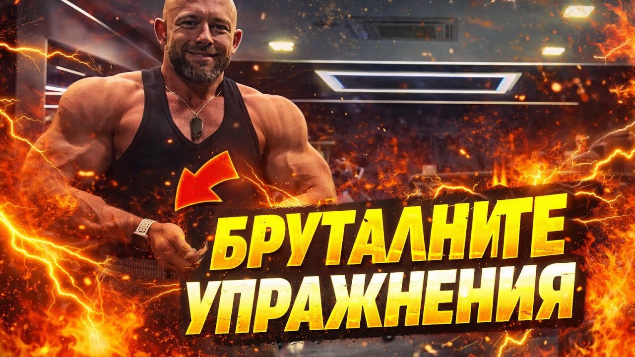 Тренировка за горна част… брутално напомпване ! 
