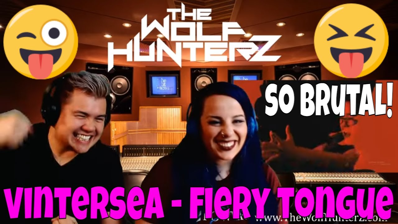 VINTERSEA - Fiery Tongue (Official Quarantine Playthrough) THE WOLF HUNTERZ Jon and Suzi Reaction