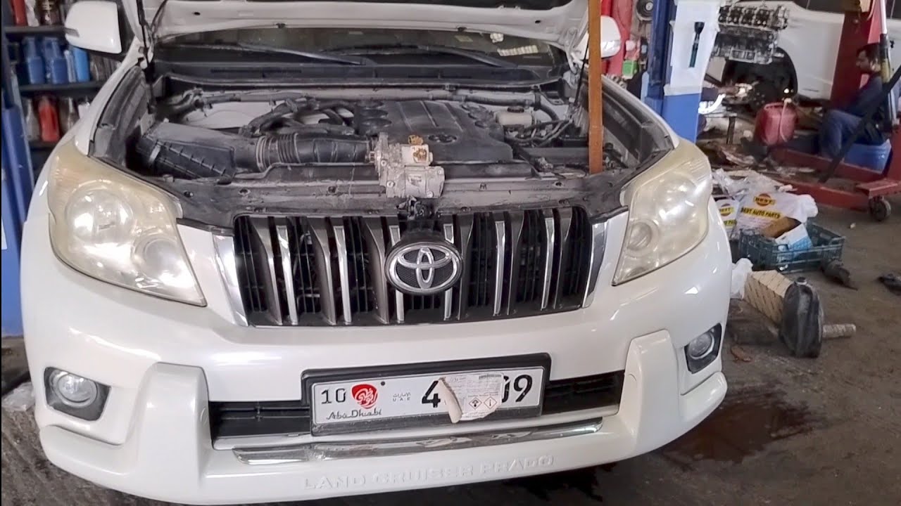 land cruiser prado starter motor replacement