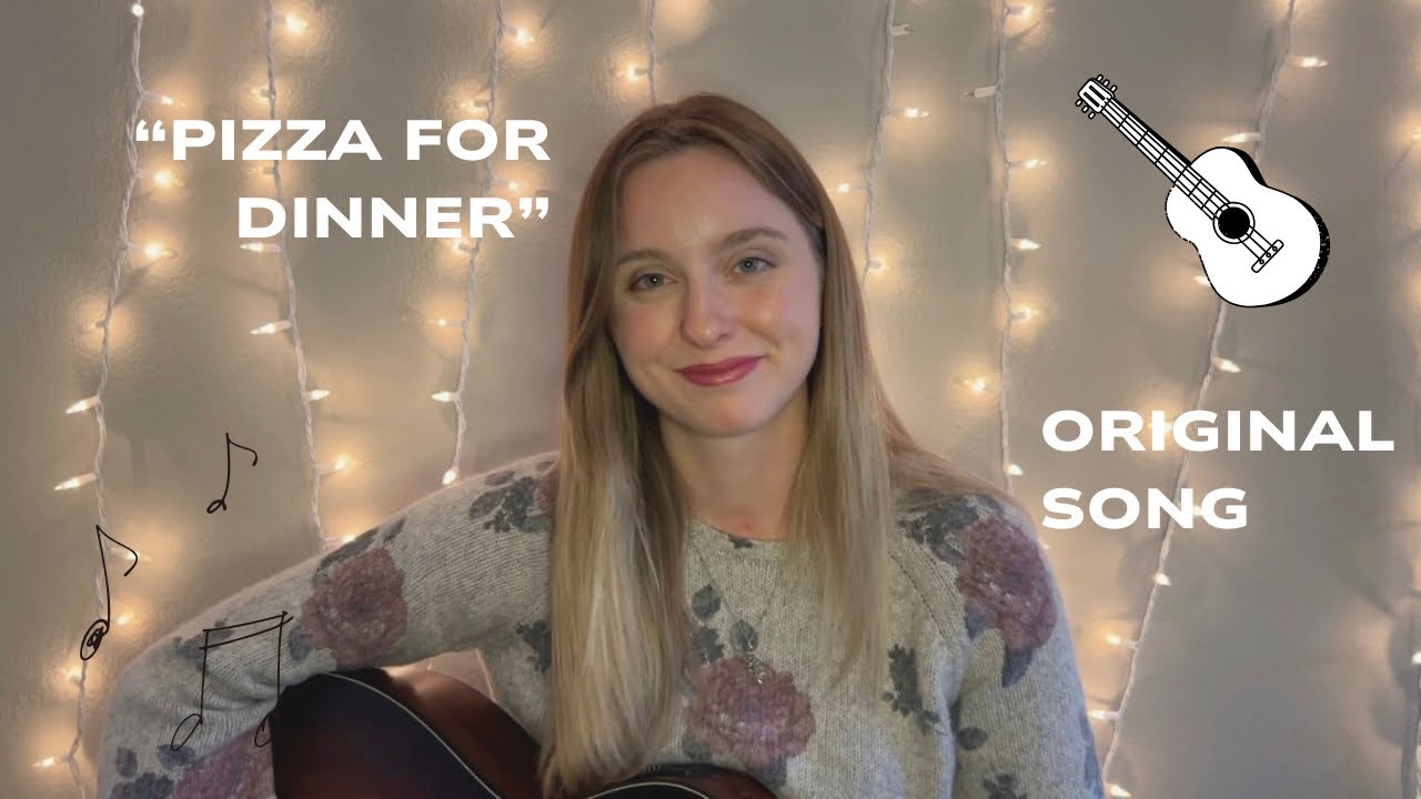 PIZZA FOR DINNER | An Original Song About Social Media Pressure & Identity