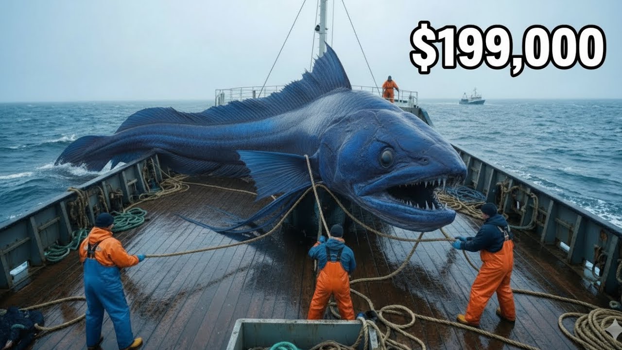 How Fishermen Make $199,000 in 6 Days Catching a Giant Goblin Shark | Deep Sea Creatures