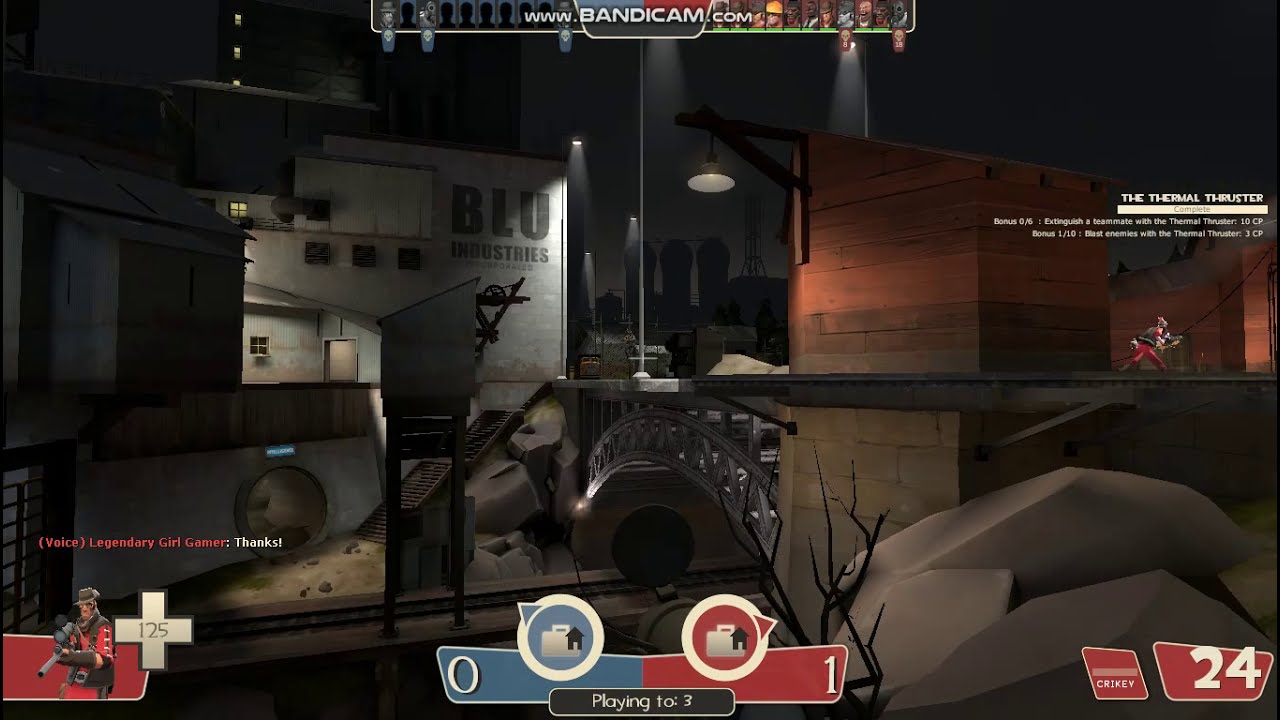 TF2 Doublecross Sniper Gameplay