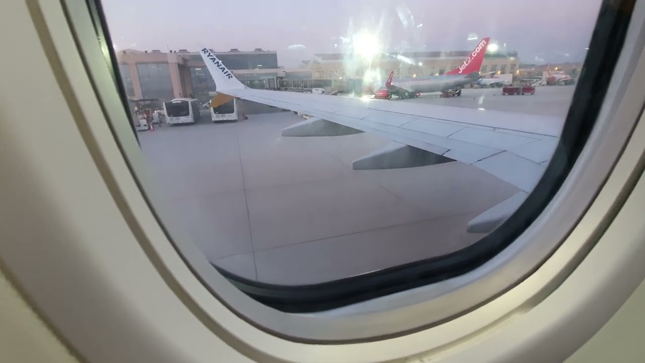 ryanair takeoff málaga to prestwick airport