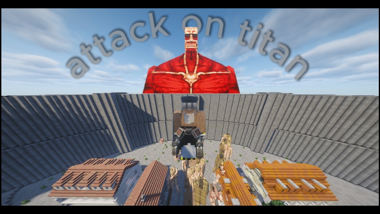 Minecraft AOT beyond the walls