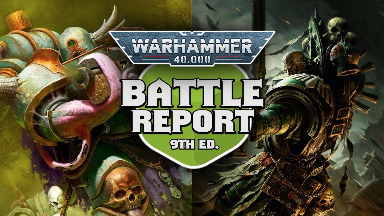 Death Guard vs Dark Angels Warhammer 40k Battle Report Ep 35