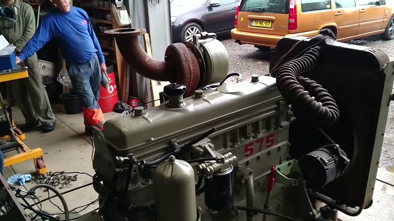 First start DAF DS 575 after rebuild