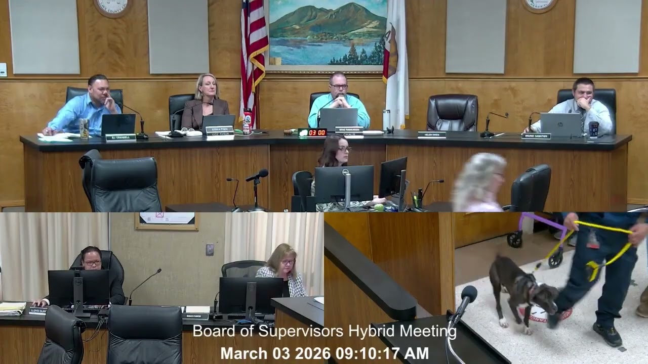 Board of Supervisors Tues Mtg 03 03 2026