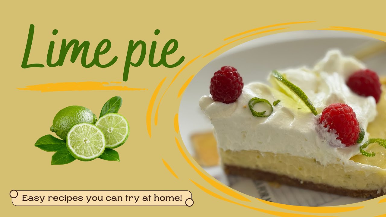 Ultimate Lime Pie | Creamy, Tangy & Irresistible! 🍋