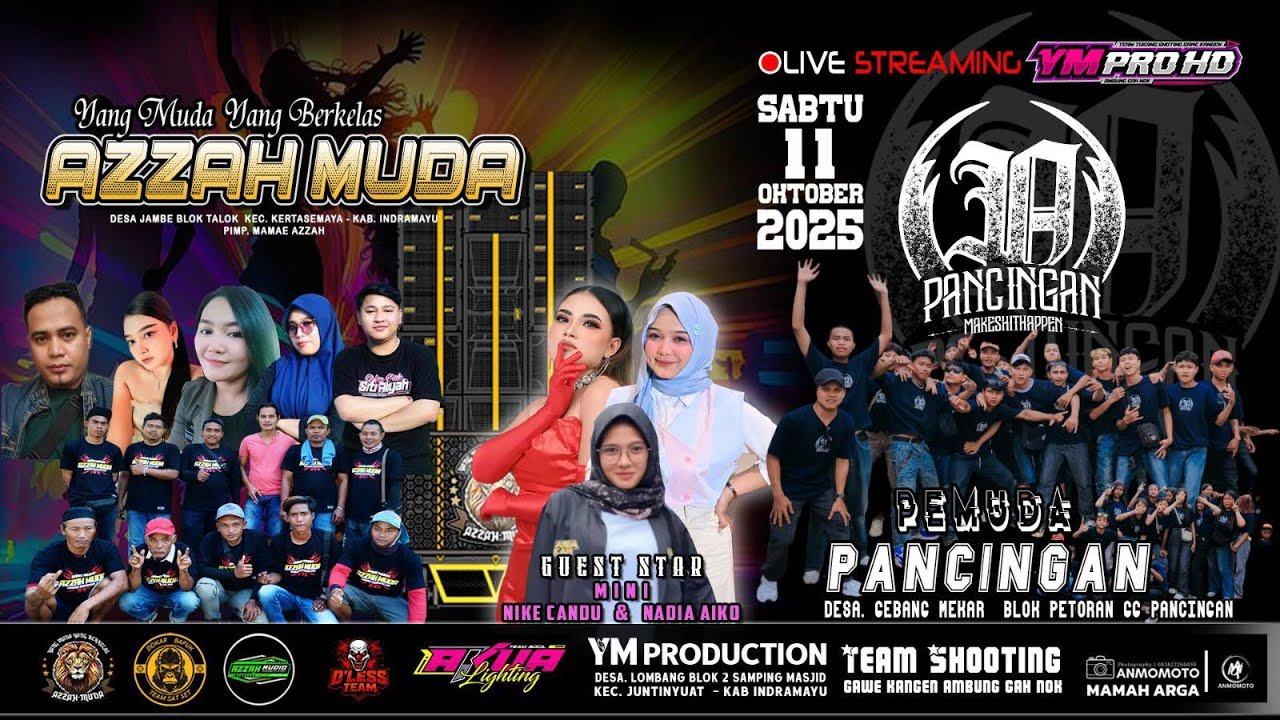 🔴LIVE NGARAK  AZZAH MUDA PEMUDA PANCINGAN DESA GEBANG MEKAR KAB CIREBON 11 OKTOBER 2025