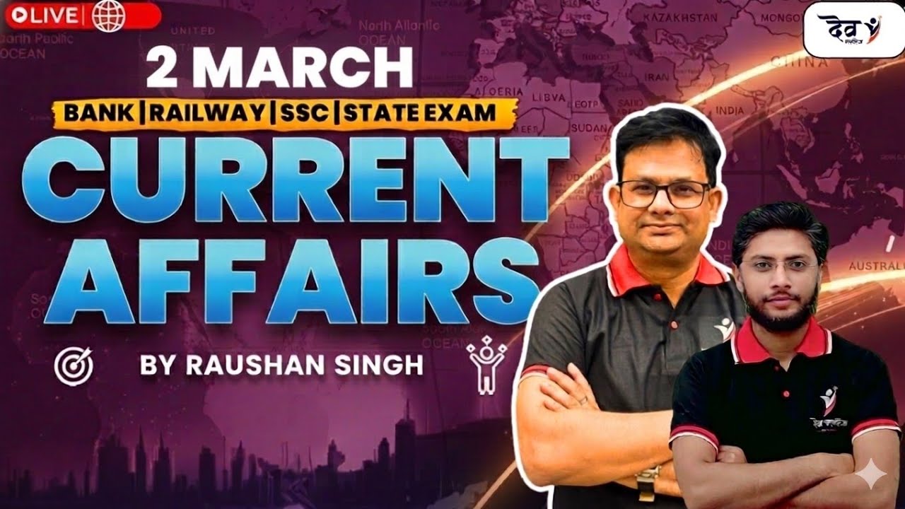Current Affairs 2 March