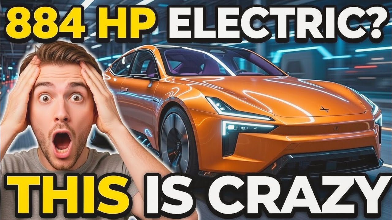 Polestar 5 (2026) — электрический седан мощностью 884 л.с., который ощущается как нечто незаконно...