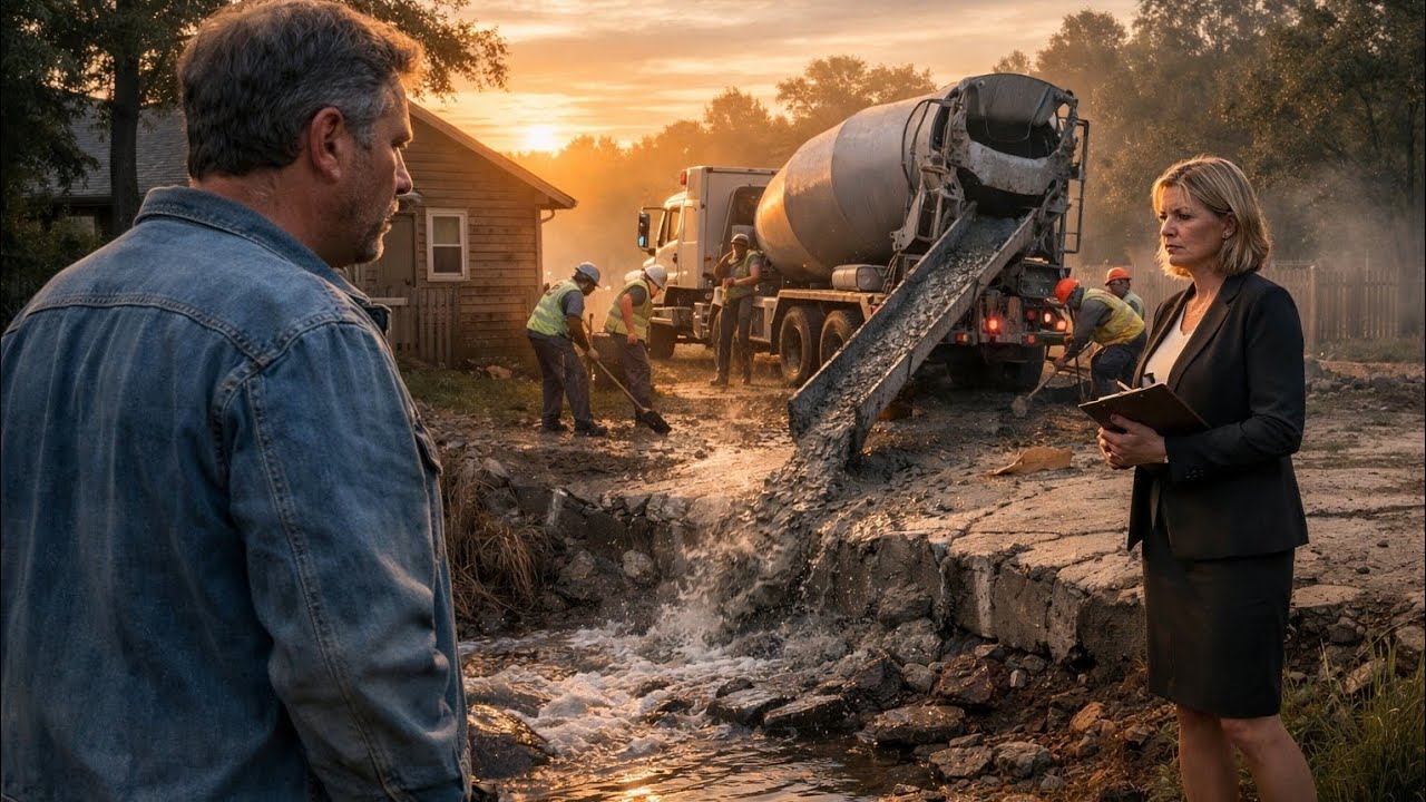 HOA Poured Concrete into My Creek — Months Later Their Million-Dollar Homes Sank into a Swamp