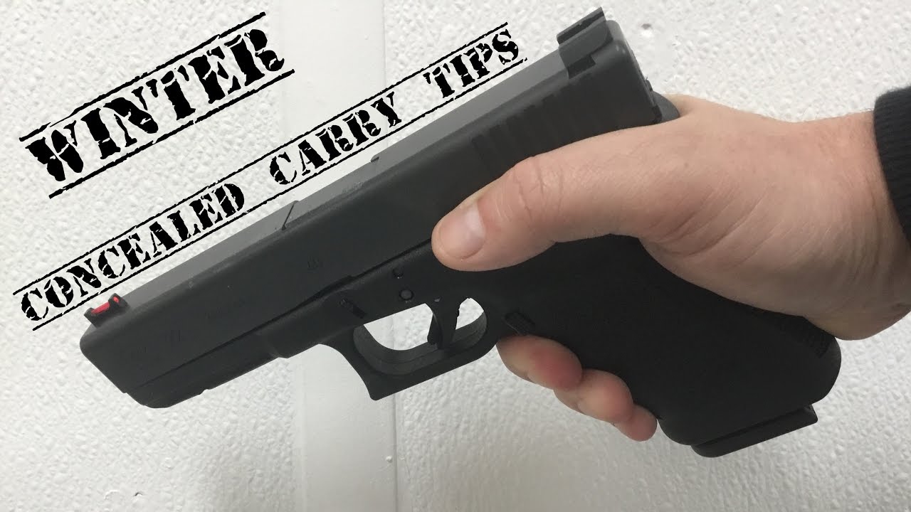 Winter concealed carry tips