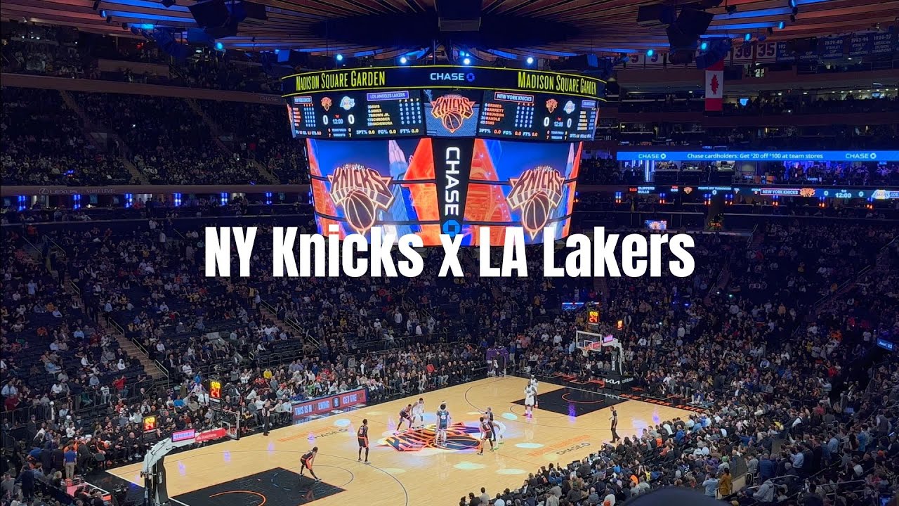 JOGO NBA: NY KNICKS X LA LAKERS | VLOG 01 | KVREM KEIKO EM NY