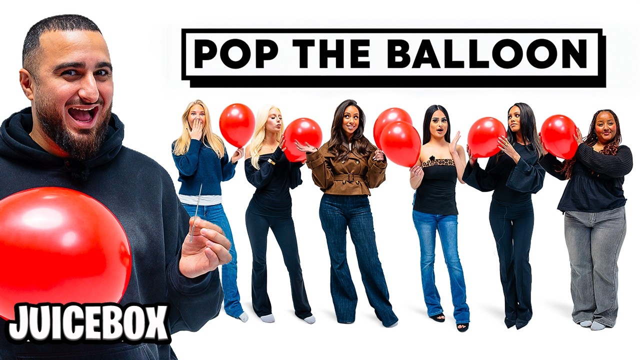 DU ÄR 20 ÅR ÄLDRE ÄN MIG! | POP THE BALLOON