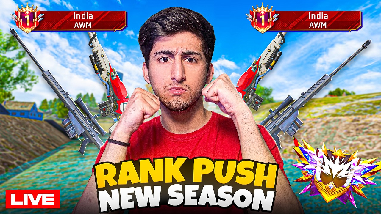 🔴[LIVE]🍌Rank Season Push😍EWC WP - Free Fire Live