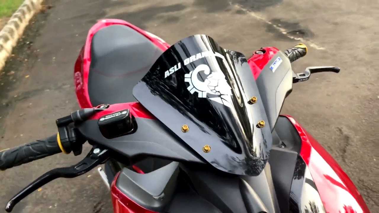 Review modifikasi Aerox Old 155 VVA  2020 || si merah Child.Boys