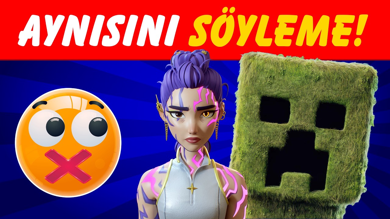Aynısını Söylersen Elenirsin! 😂🎉 😱 Söylediğimi Söyleme Oyunu