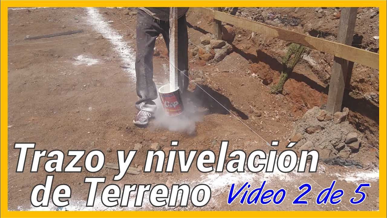 trazo y nivelación de una casa habitación, 